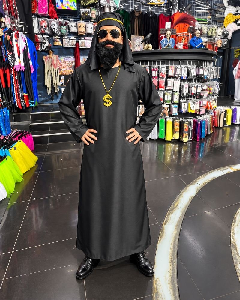 DISFRAZ HOMBRE JEQUE / ARABE NEGRO