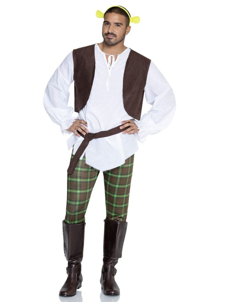 DISFRAZ HOMBRE SHREK-DISFRAZ AMERICANO
