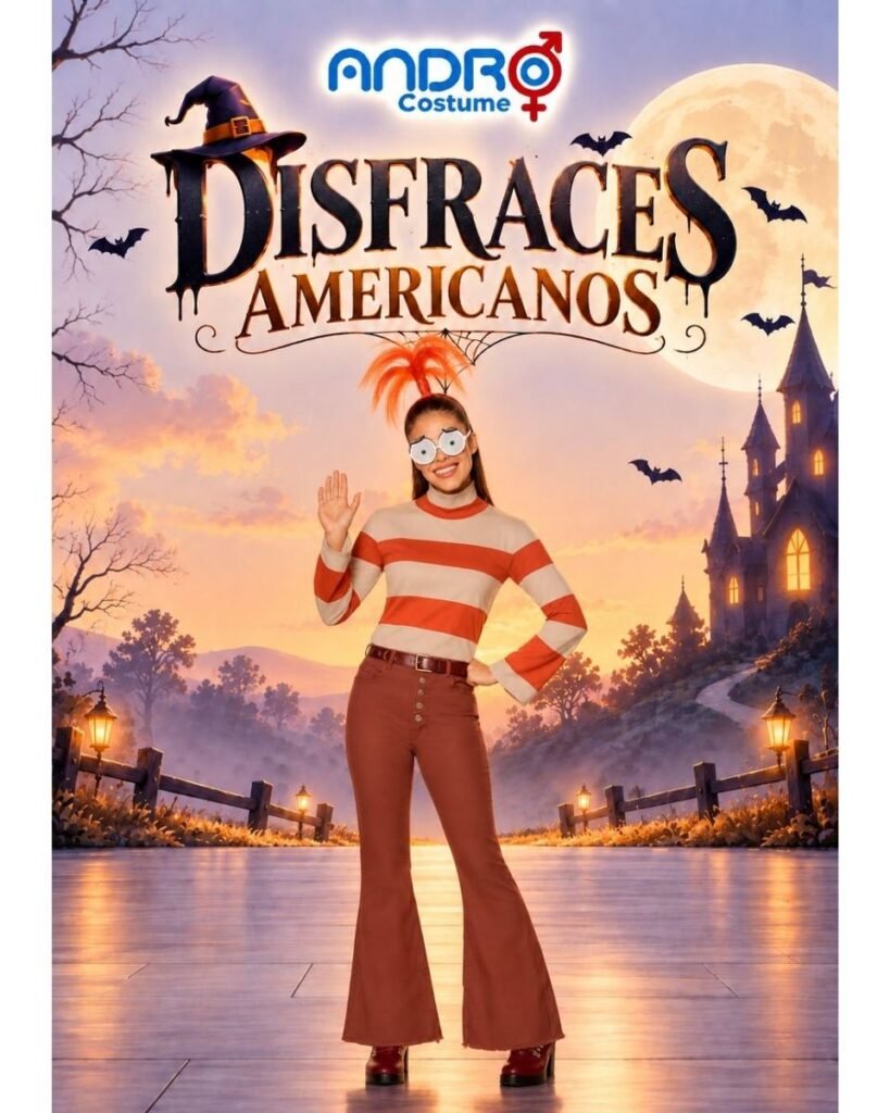 DISFRAZ MUJER ANCIEDAD INTENSAMENTE- DISFRAZ AMERICANO