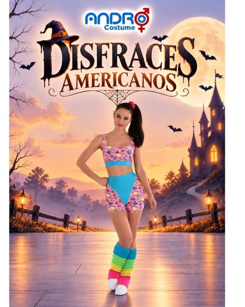DISFRAZ MUJER AÑOS 80 – DISFRAZ AMERICANO