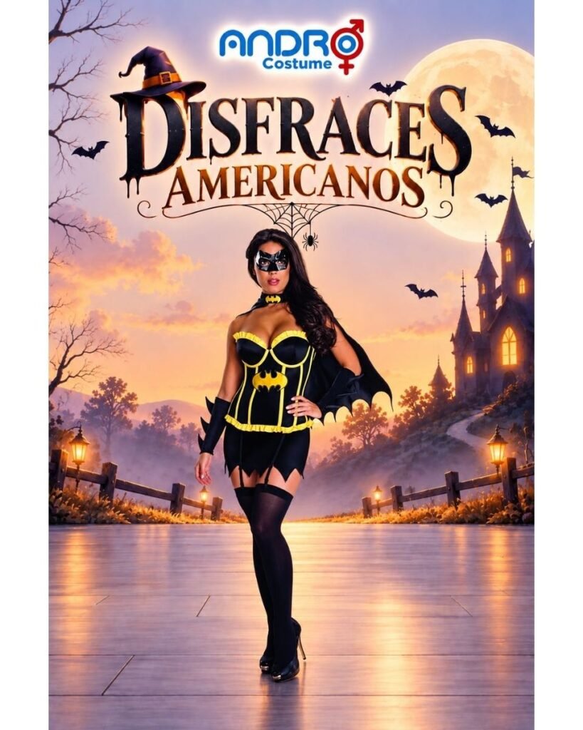 DISFRAZ MUJER BATMAN SEXY- DISFRAZ AMERICANO