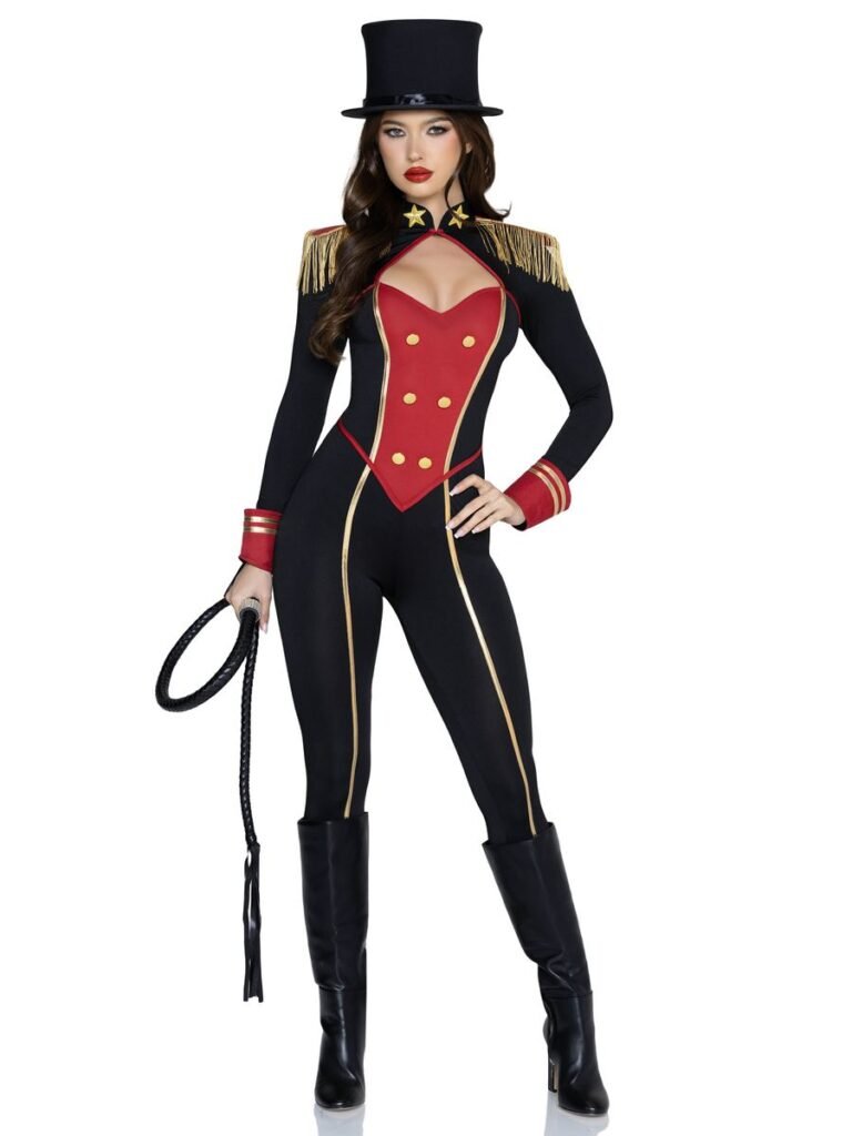 DISFRAZ MUJER DOMADOR DE CIRCO- DISFRAZ AMERICANO