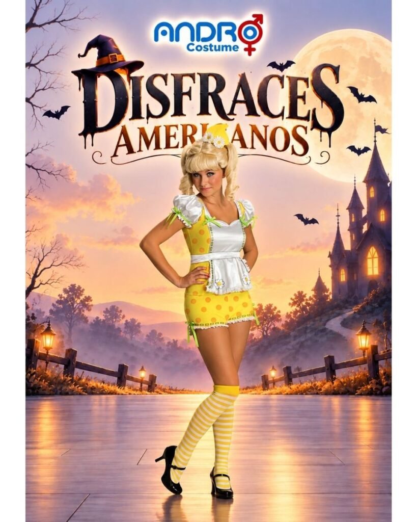 DISFRAZ MUJER LEMON . STRAWBERRY- DISFRAZ AMERICANO