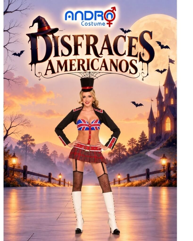 DISFRAZ MUJER LONDON- DISFRAZ AMERICANO