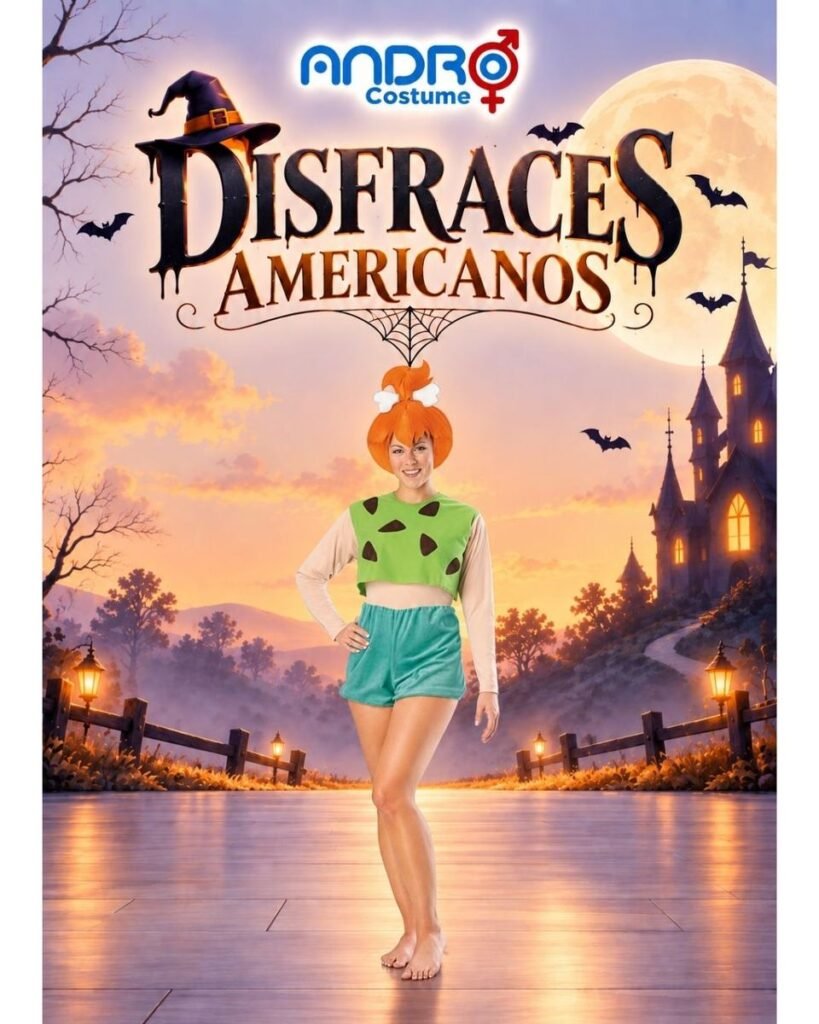 DISFRAZ MUJER PEBBLES- DISFRAZ AMERICANO