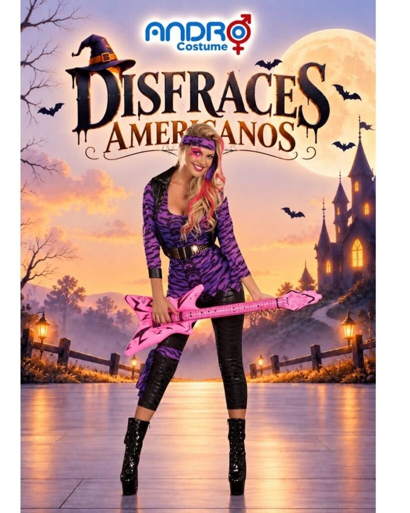 DISFRAZ MUJER ROCK AND ROLL- DISFRAZ AMERICANO