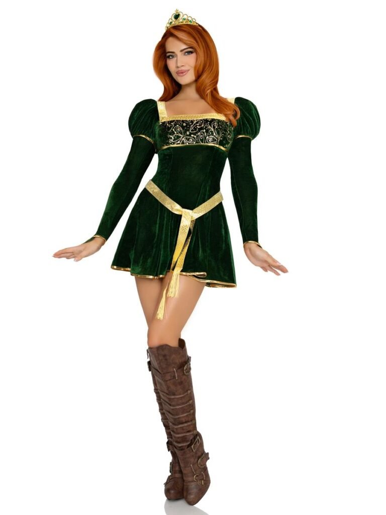 DISFRAZ MUJER SHREK FIONA- DISFRAZ AMERICANO