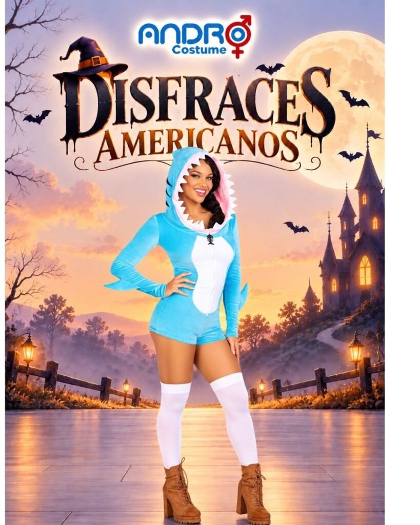 DISFRAZ MUJER TIBURON – DISFRAZ AMERICANO