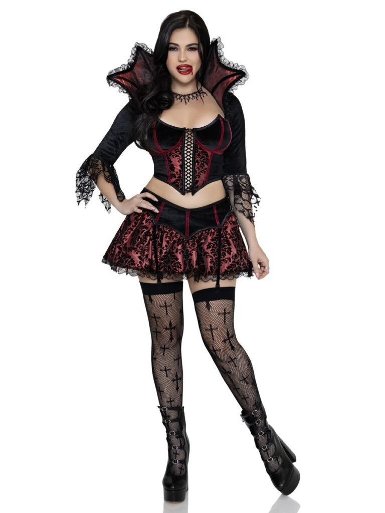 DISFRAZ MUJER VAMPIRA SEXY- DISFRAZ AMERICANO