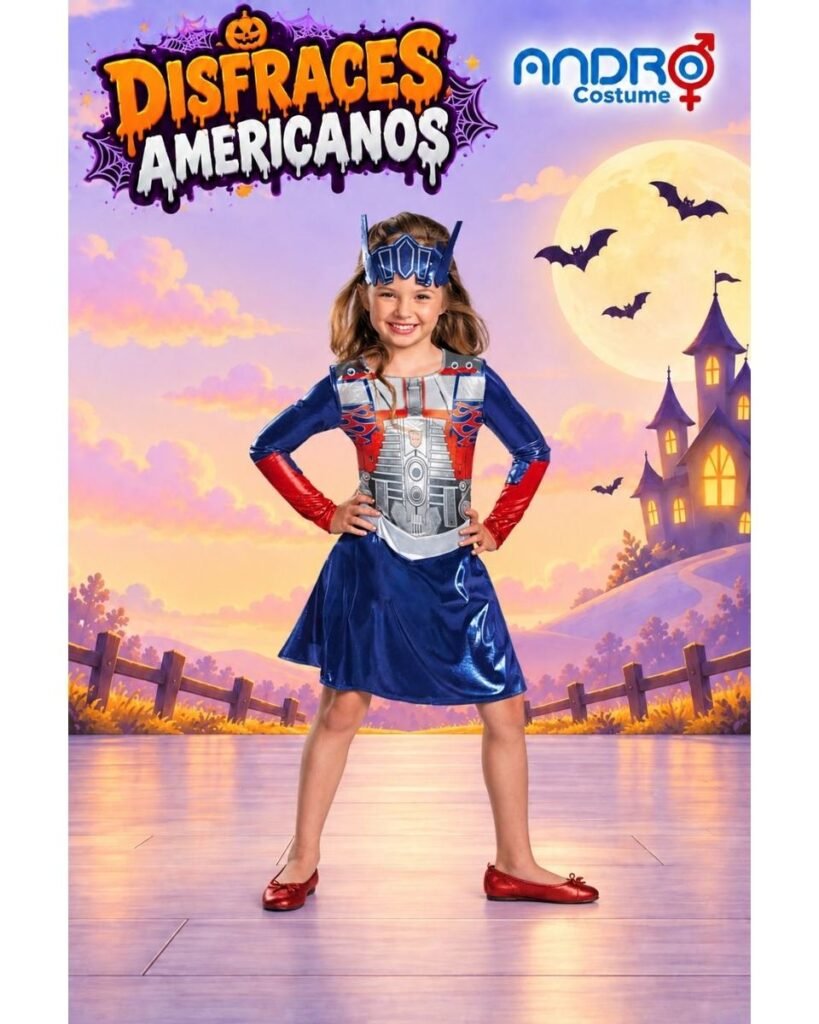 DISFRAZ NIÑA OPTIMUS PRIME – DISFRAZ AMERICANO