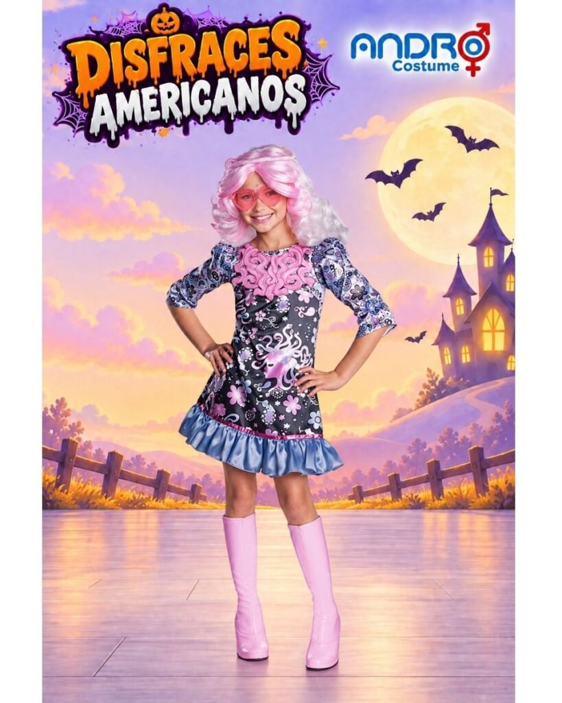 DISFRAZ NIÑA VIPERINE GORGON- MONSTER HIGH- DISFRAZ AMERICANO