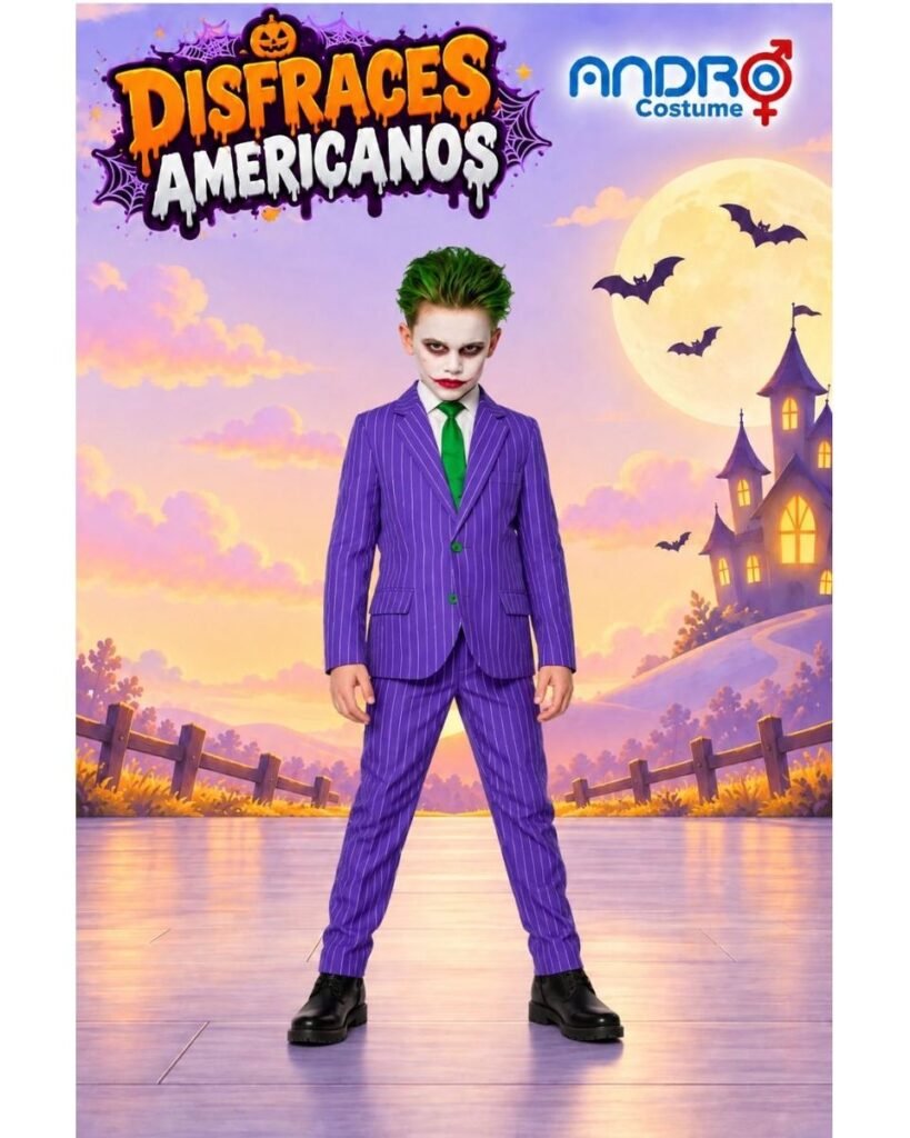 DISFRAZ NIÑO EL GUASON – DISFRAZ AMERICANO