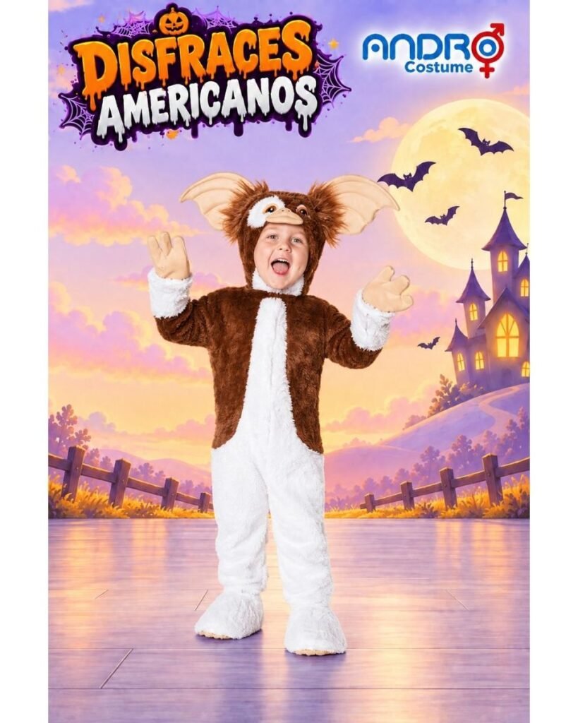 DISFRAZ NIÑO GREMLINS- DISFRAZ AMERICANO