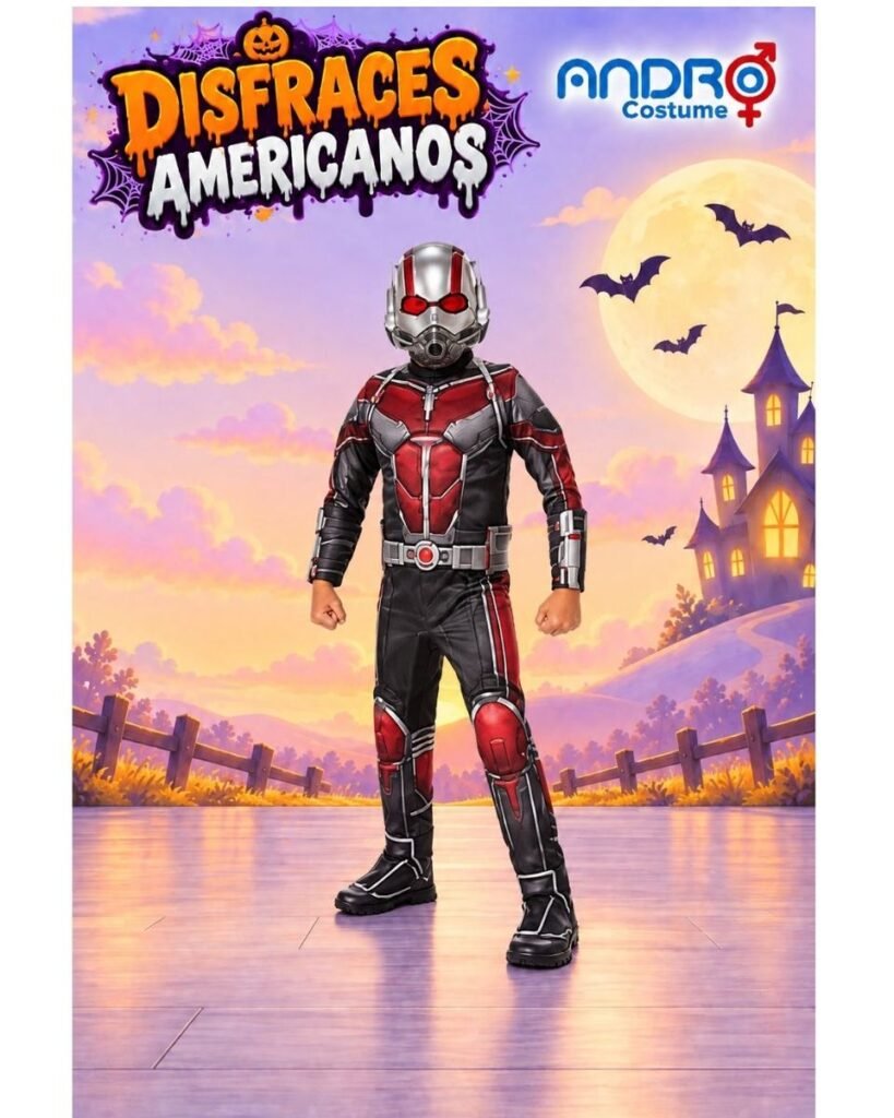 DISFRAZ NIÑO HOMBRE HORMIGA ANT -MAN – DISFRAZ AMERICANO