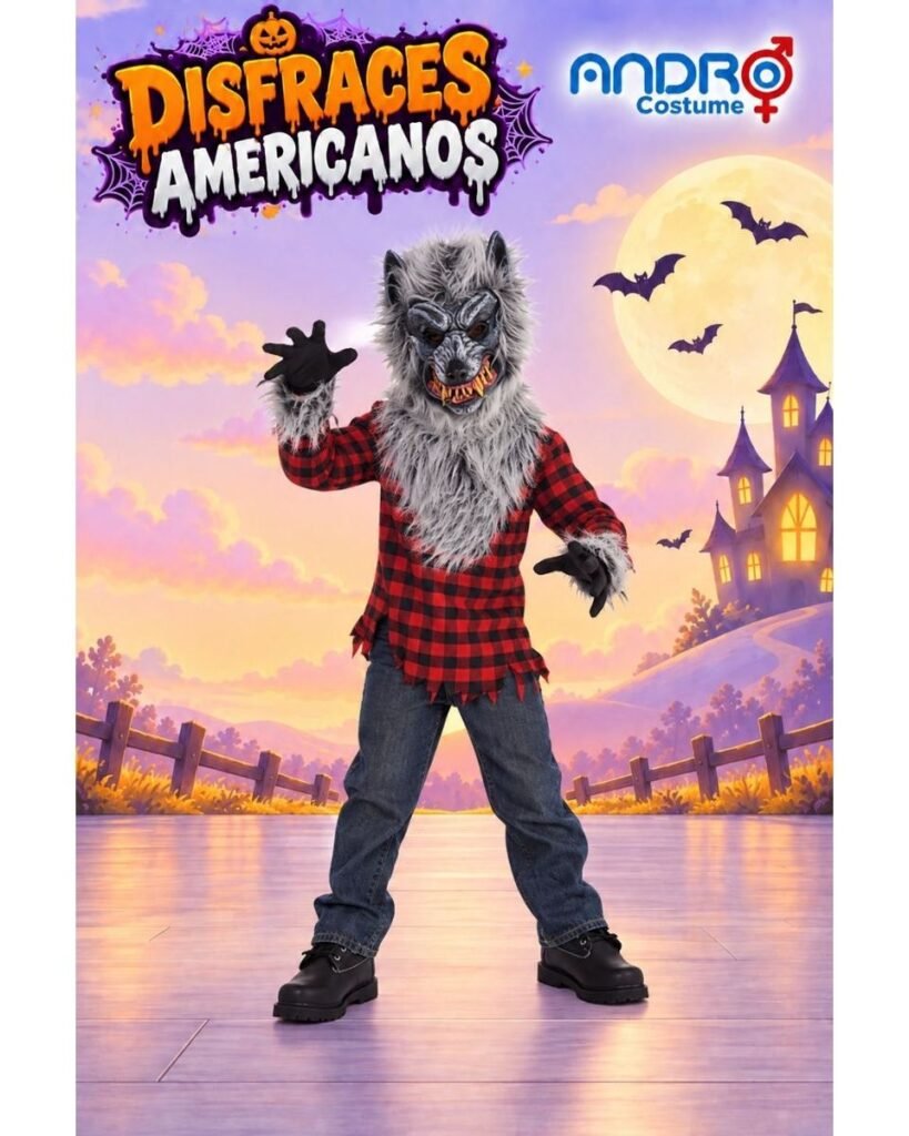 DISFRAZ NIÑO HOMBRE LOBO – DISFRAZ AMERICANO
