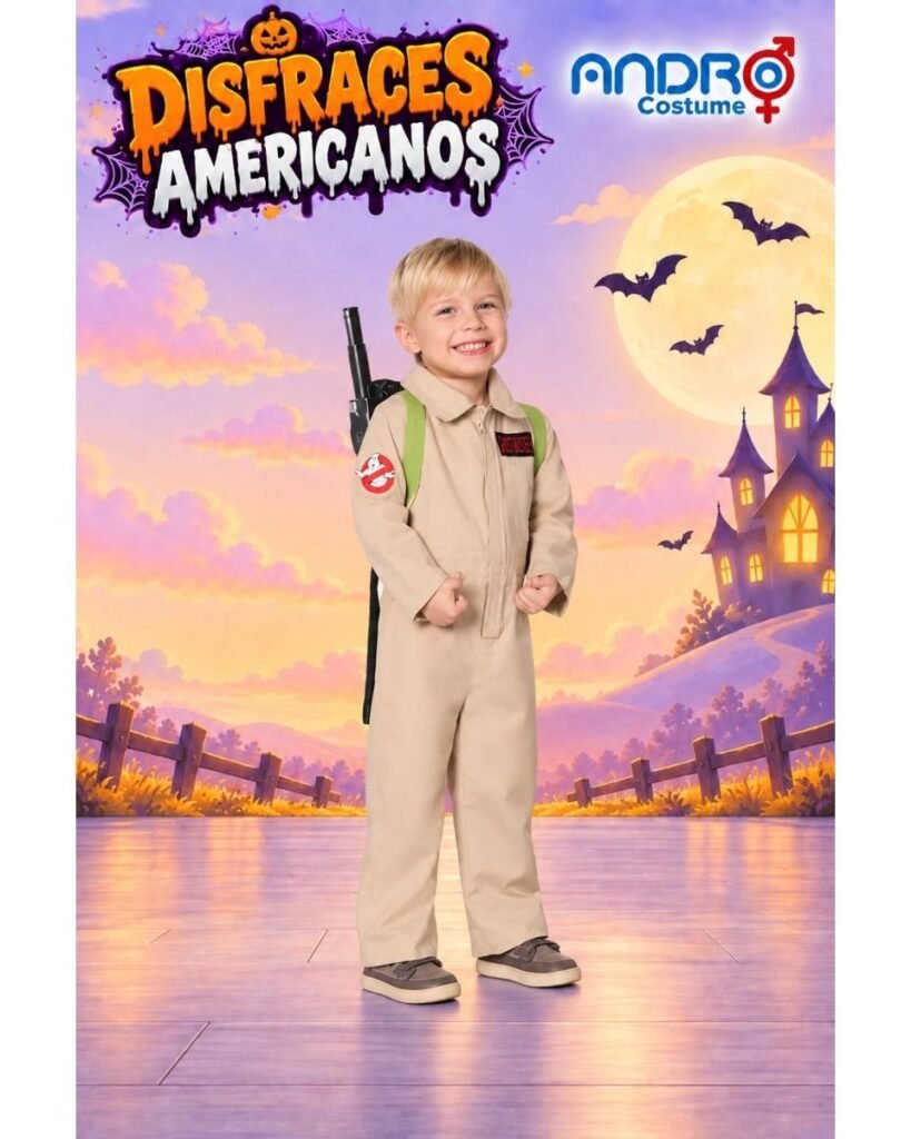 DISFRAZ NIÑO LOS CAZAFANTASMAS -GHOSTBUSTER DISFRAZ AMERICANO