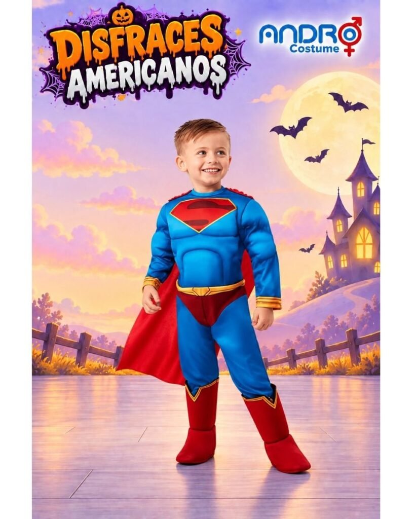 DISFRAZ NIÑO SUPER-MAN – DISFRAZ AMERICANO