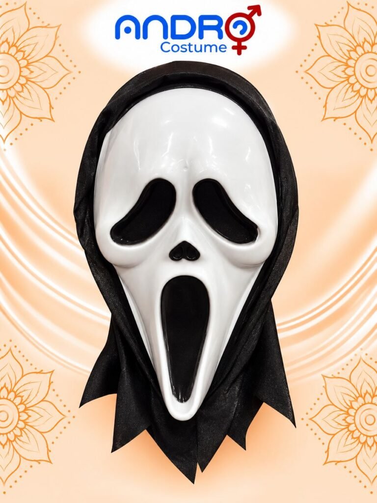 MASCARA GHOSTFACE- SCARY MOVIE BLANCA