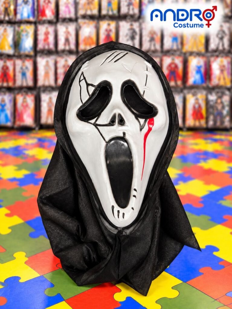 MASCARA GHOSTFACE- SCARY MOVIE CON CICATRIZ