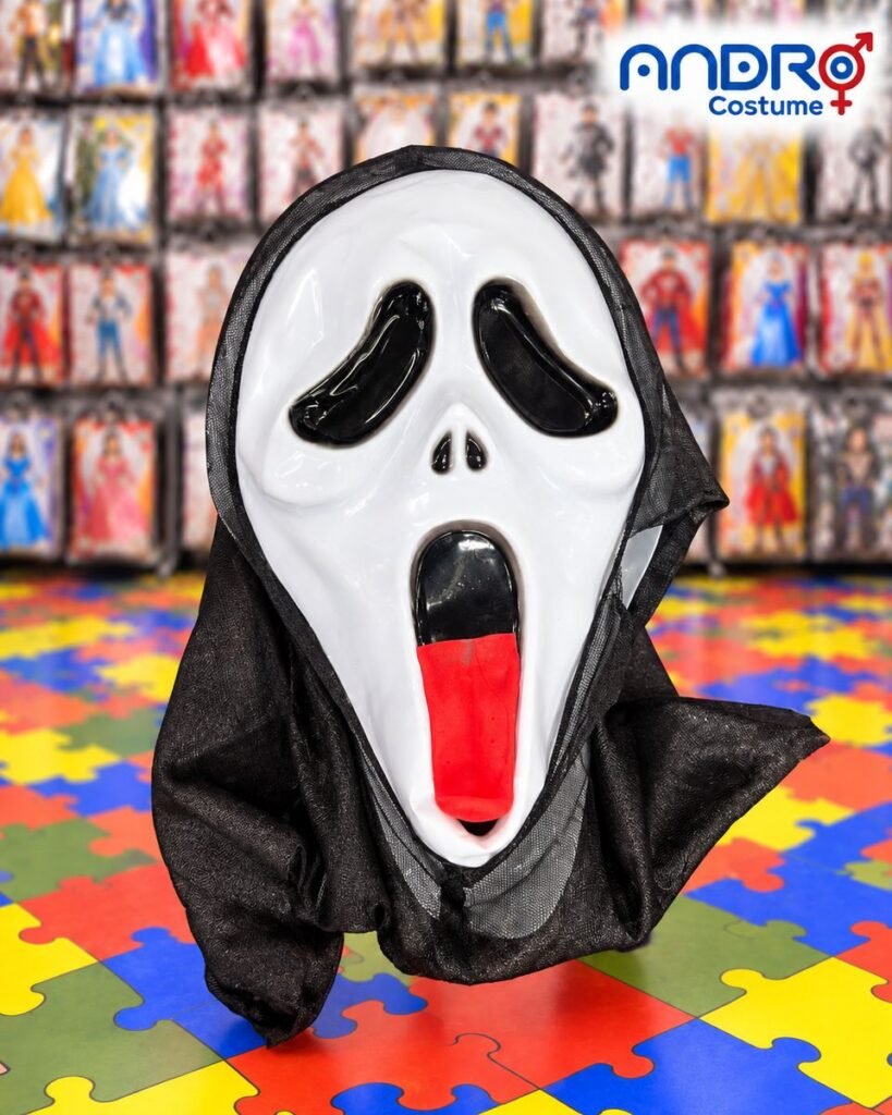 MASCARA GHOSTFACE- SCARY MOVIE LENGUA AFUERA