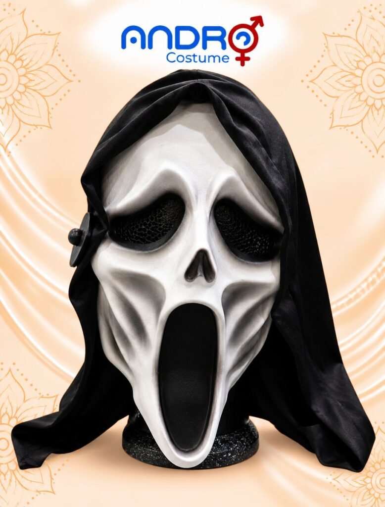 MASCARA LATEX GHOSTFACE SINIESTRA