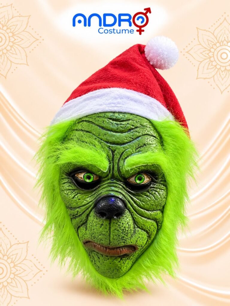 MASCARA LATEX GRINCH NAVIDEÑO